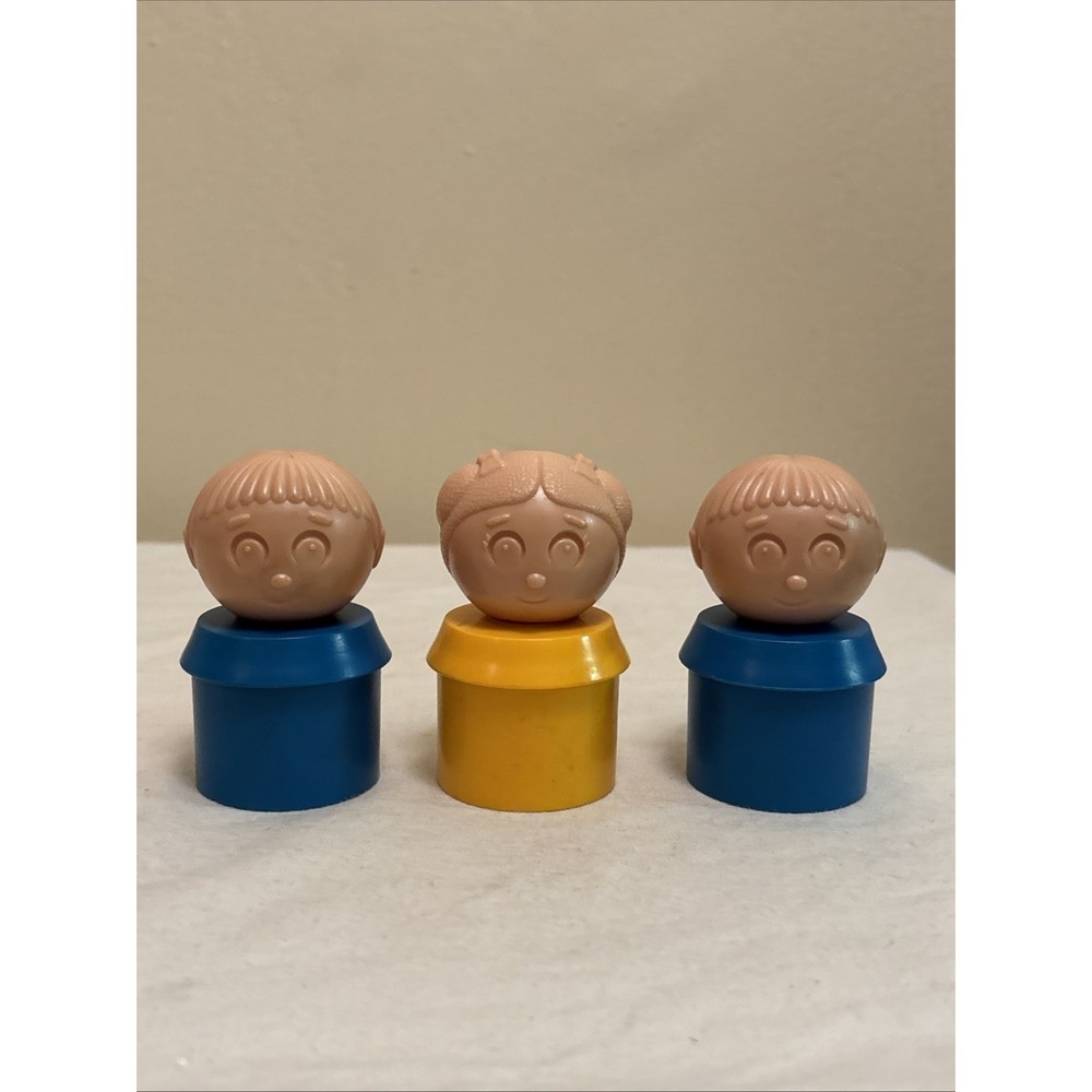 VTG Tupperware People Classroom School Bus Tuppertoys Set of 3 Replacement